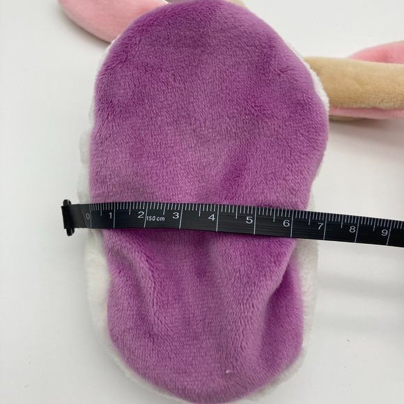 Doudou et Compagnie Paris Pink Bunny Rattle Baby Booties Slippers 0-6 Months - Picture 12 of 14
